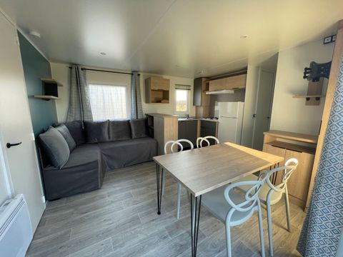 MOBILHOME 6 personnes - Confort 35M2 (3ch-6 pers) + terrasse couverte