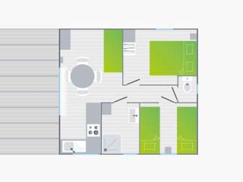 CHALET 4 personnes - La Baule