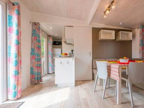 MOBILHOME 6 personnes - Comfort XL | 3 Ch. | 6 Pers. | Terrasse surélevée | Clim. | TV