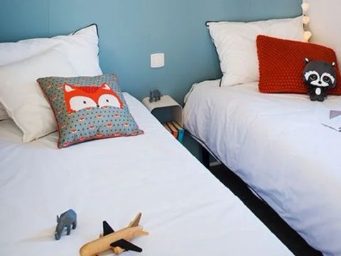 MOBILHOME 6 personnes - | Premium Exclusive | 3 Ch. | 6 Pers. | Terrasse surélevée | Clim. | TV