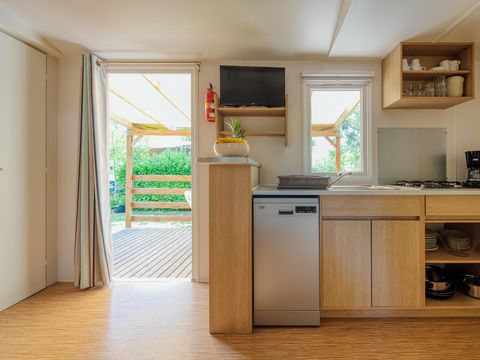 Mobilhome 6 personnes - Cottage Privilège - 2 chambres - TV - Lave-vaisselle