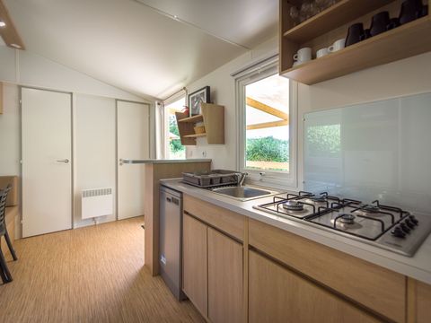 Mobilhome 6 personnes - Cottage Privilège - 2 chambres - TV - Lave-vaisselle