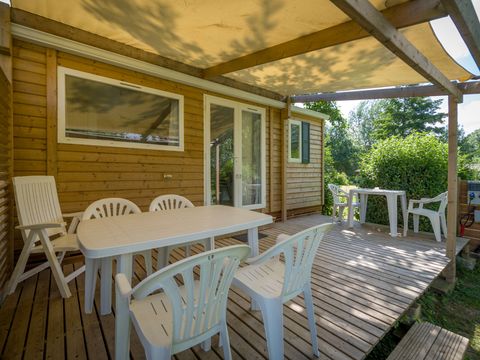 Mobilhome 8 personnes - Cottage Privilège - 3 chambres - TV - Lave-vaisselle