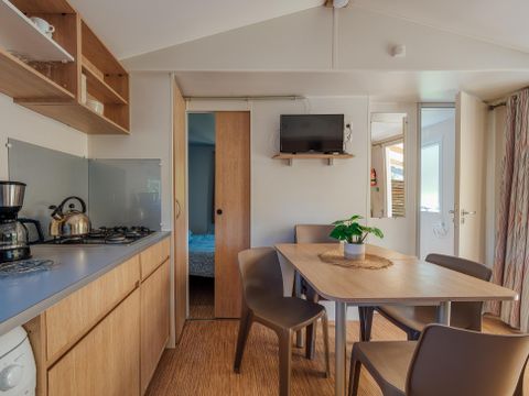 Mobilhome 8 personnes - Cottage Privilège - 3 chambres - TV - Lave-vaisselle