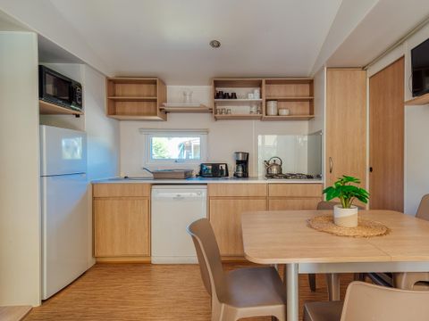 Mobilhome 8 personnes - Cottage Privilège - 3 chambres - TV - Lave-vaisselle
