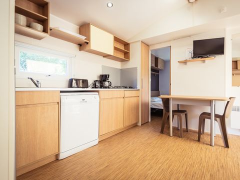 Mobilhome 8 personnes - Cottage Privilège - 3 chambres - TV - Lave-vaisselle