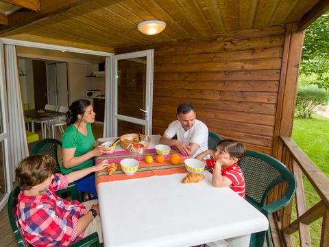 Mobilhome 6 personnes - Cottage Confort - 2 chambres - TV