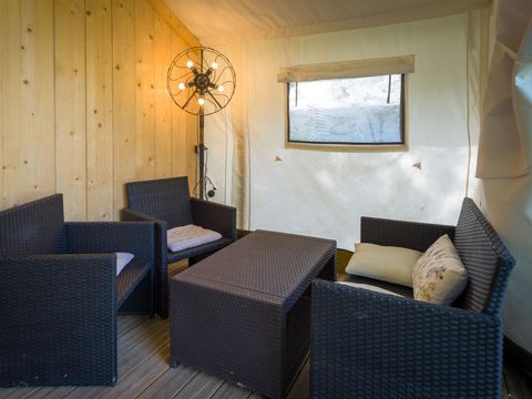 Tente 5 personnes - Insolite Premium Safari - 2 chambres - Avec sanitaires