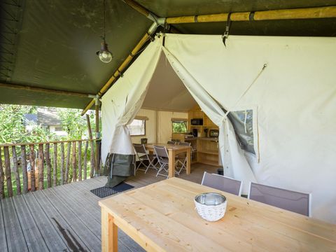Tente 5 personnes - Insolite Premium Safari - 2 chambres - Avec sanitaires