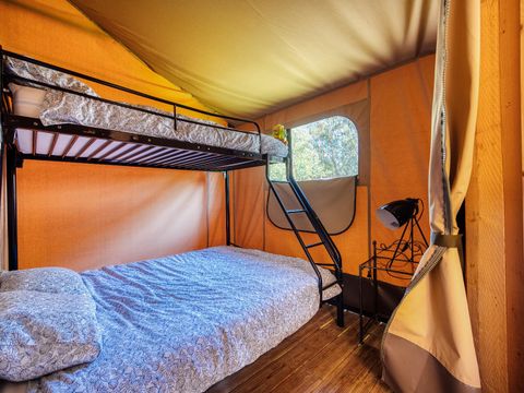 Tente 5 personnes - Insolite Premium Safari - 2 chambres - Avec sanitaires