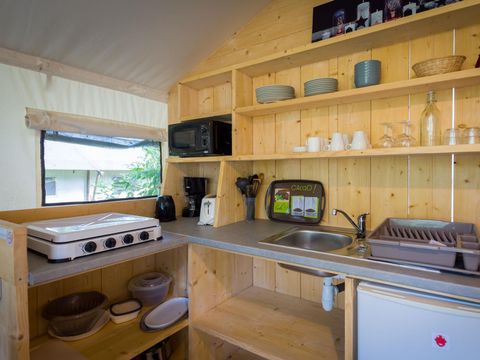 Tente 5 personnes - Insolite Premium Safari - 2 chambres - Avec sanitaires