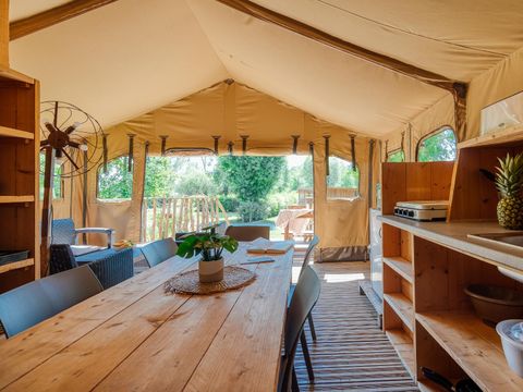 Tente 5 personnes - Insolite Premium Safari - 2 chambres - Avec sanitaires