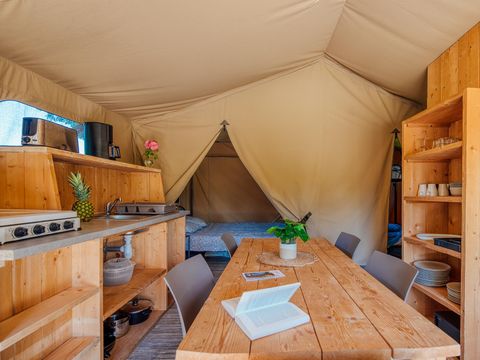 Tente 5 personnes - Insolite Premium Safari - 2 chambres - Avec sanitaires