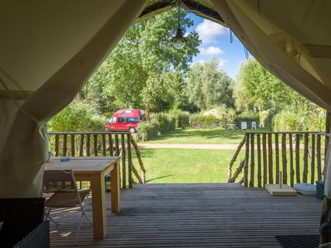 TENTE 5 personnes - Tente Insolite Premium Safari 2 ch. - Avec sanitaires