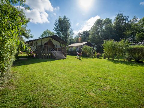 TENTE 5 personnes - Tente Insolite Premium Safari 2 ch. - Avec sanitaires