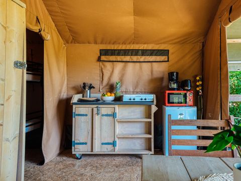 Tente 5 personnes - Insolite Nature Confort Lodge - 2 chambres - Sans sanitaires
