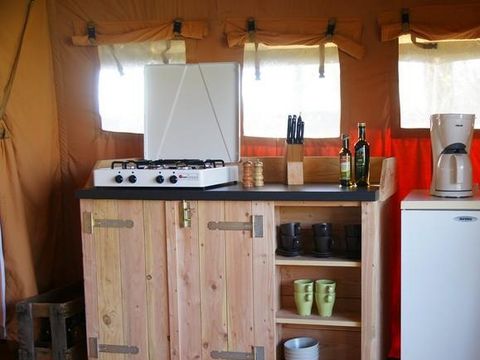 Tente 5 personnes - Insolite Nature Confort Lodge - 2 chambres - Sans sanitaires