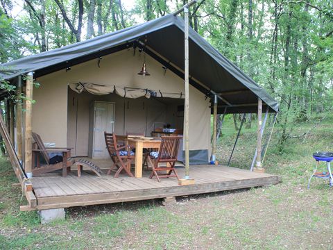 Tente 5 personnes - Insolite Nature Confort Lodge - 2 chambres - Sans sanitaires