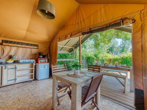 Tente 5 personnes - Insolite Nature Confort Lodge - 2 chambres - Sans sanitaires