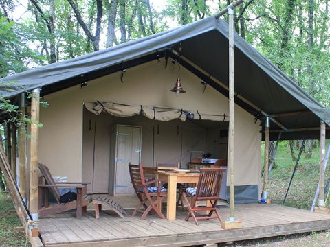 Tente 5 personnes - Insolite Nature Confort Lodge - 2 chambres - Sans sanitaires