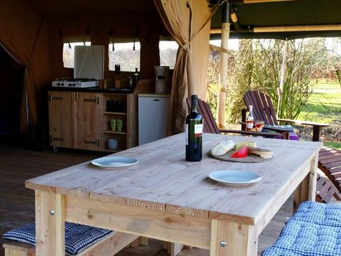 TENTE 5 personnes - Tente Insolite Nature Confort Lodge 2 ch - Sans sanitaires