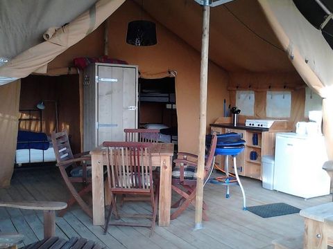 Tente 5 personnes - Insolite Nature Confort Lodge - 2 chambres - Sans sanitaires