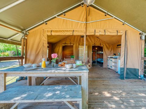 Tente 5 personnes - Insolite Nature Confort Lodge - 2 chambres - Sans sanitaires