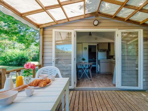 Mobilhome 2 personnes - Cottage Privilège - 1 chambre - TV