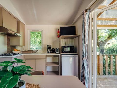 Mobilhome 2 personnes - Cottage Privilège - 1 chambre - TV