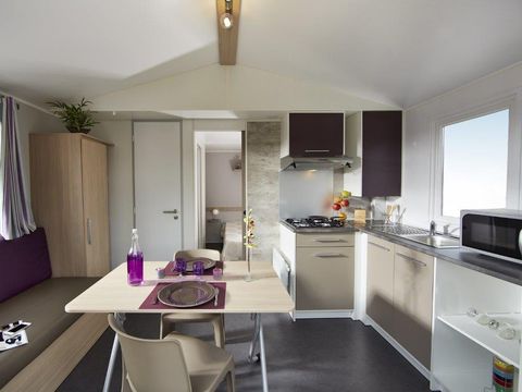 MOBILHOME 2 personnes - Cottage Privilège 1 ch -  TV