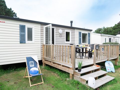 MOBILHOME 6 personnes - Cottage Confort 32m² - 3 chambres + télévision