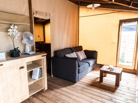 Tente en toile et en bois 4 personnes - Tente Cotton