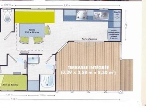 MOBILHOME 7 personnes - Soleo Confort
