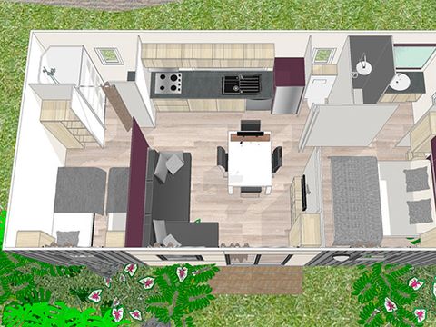 MOBILHOME 4 personnes - OCEANE PREMIUM 2 chambres