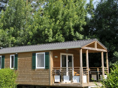 MOBILHOME 4 personnes - Standard 2 chambres 25m² + Terrasse intégrée