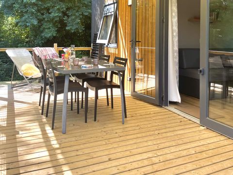 MOBILHOME 4 personnes - Premium 2 chambres 32m² + Terrasse semi-couverte  + 2 salles de bain
