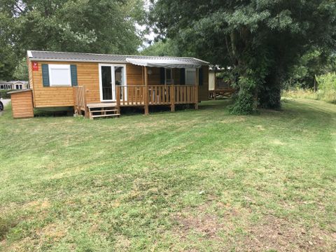 Mobilhome 8 personnes - Mobil home Premium 4 chambres 40m² + Terrasse semi-couverte + TV + LV