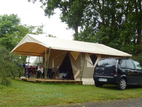 TENTE TOILE ET BOIS 4 personnes - Tente Canada Standard 2 chambres 20m² (sans sanitaires)