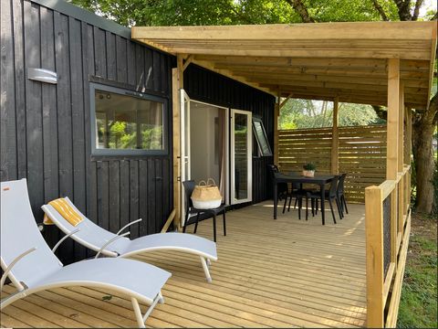 MOBILHOME 6 personnes - NEW // Homeflower Premium 3 chambres 35m² + Terrasse semi-couverte + LV