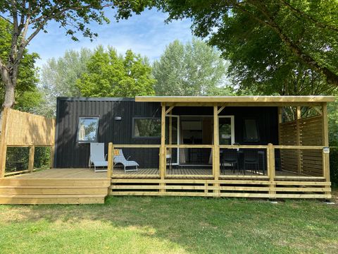 MOBILHOME 6 personnes - NEW // Homeflower Premium 3 chambres 35m² + Terrasse semi-couverte + LV