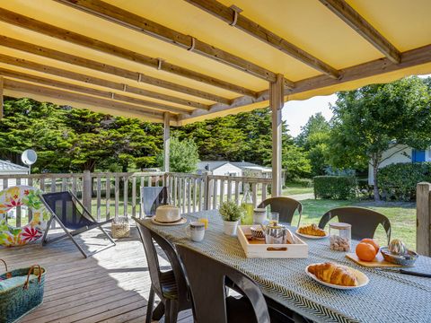 MOBILHOME 6 personnes - COTTAGE 6p 3ch 2Sdb ***