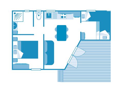 CHALET 5 personnes - CHALET 5p 2ch ***
