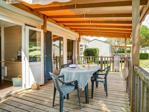 MOBILHOME 4 personnes - COTTAGE 4p 2ch **** PMR
