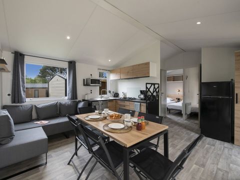 MOBILHOME 6 personnes - COTTAGE 6p 3ch 2Sdb ****
