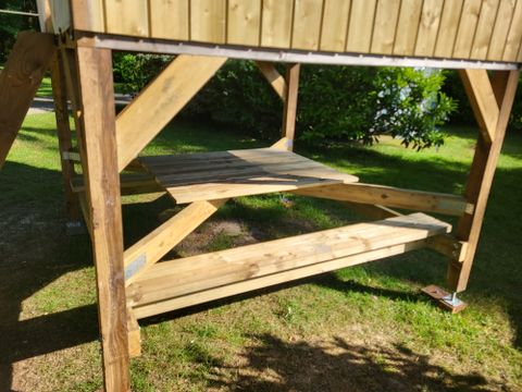 TENTE TOILE ET BOIS 2 personnes - Cabane Etoilée - 4,5 m² - Sans sanitaires - Electricité non incluse
