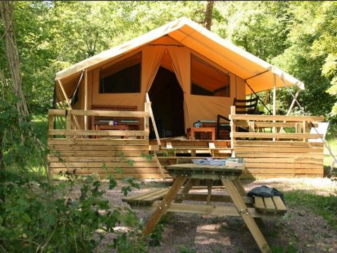 TENTE 4 personnes - COTTON LODGE NATURE (sans sanitaires)