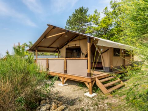 BUNGALOW TOILÉ 4 personnes - TENTE LODGE PREMIUM