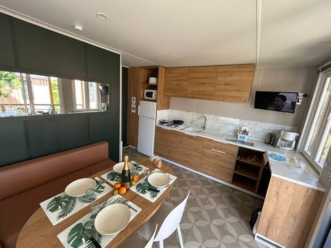 MOBILHOME 4 personnes - Cottage Evasion 4 personnes 2 chambres Living