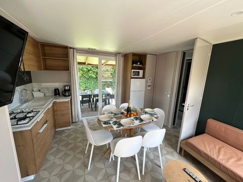 MOBILHOME 6 personnes - Cottage Evasion 6 Personnes 3 chambres Coté Jardin