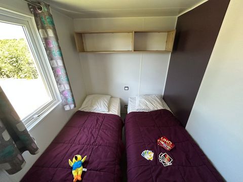 MOBILHOME 6 personnes - Mobil-home equilibre 6 pers 3ch terrasse + tv+lv